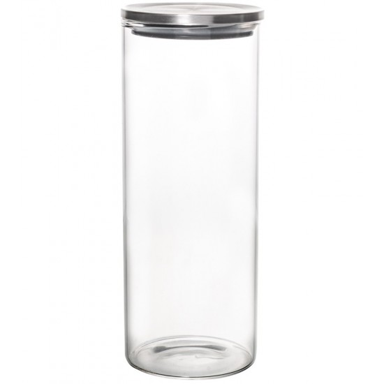 Pote 750ml Hermético De Vidro Com Tampa Em Metal
